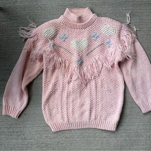 Vintage 80’s Bramble Lane Pink Sweater Size M